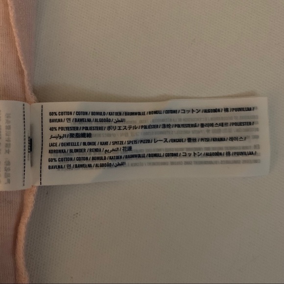 Abercrombie Girls T-Shirt Pink Lace Sz XS 8 - Picture 8 of 8